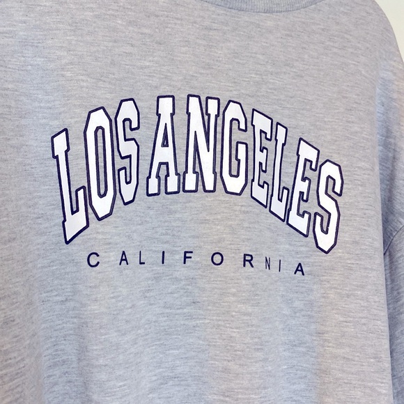 SHEIN grey LA sweatshirt, size M - Picture 2 of 4